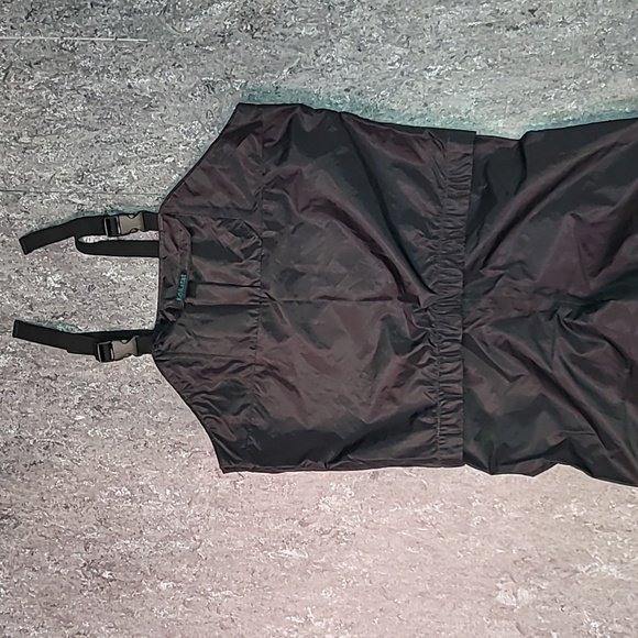 Made in USA. KOKATAT Black Nylon Waterproof Paddling Boat Crew Bib Overalls Med. - Picture 1 of 15